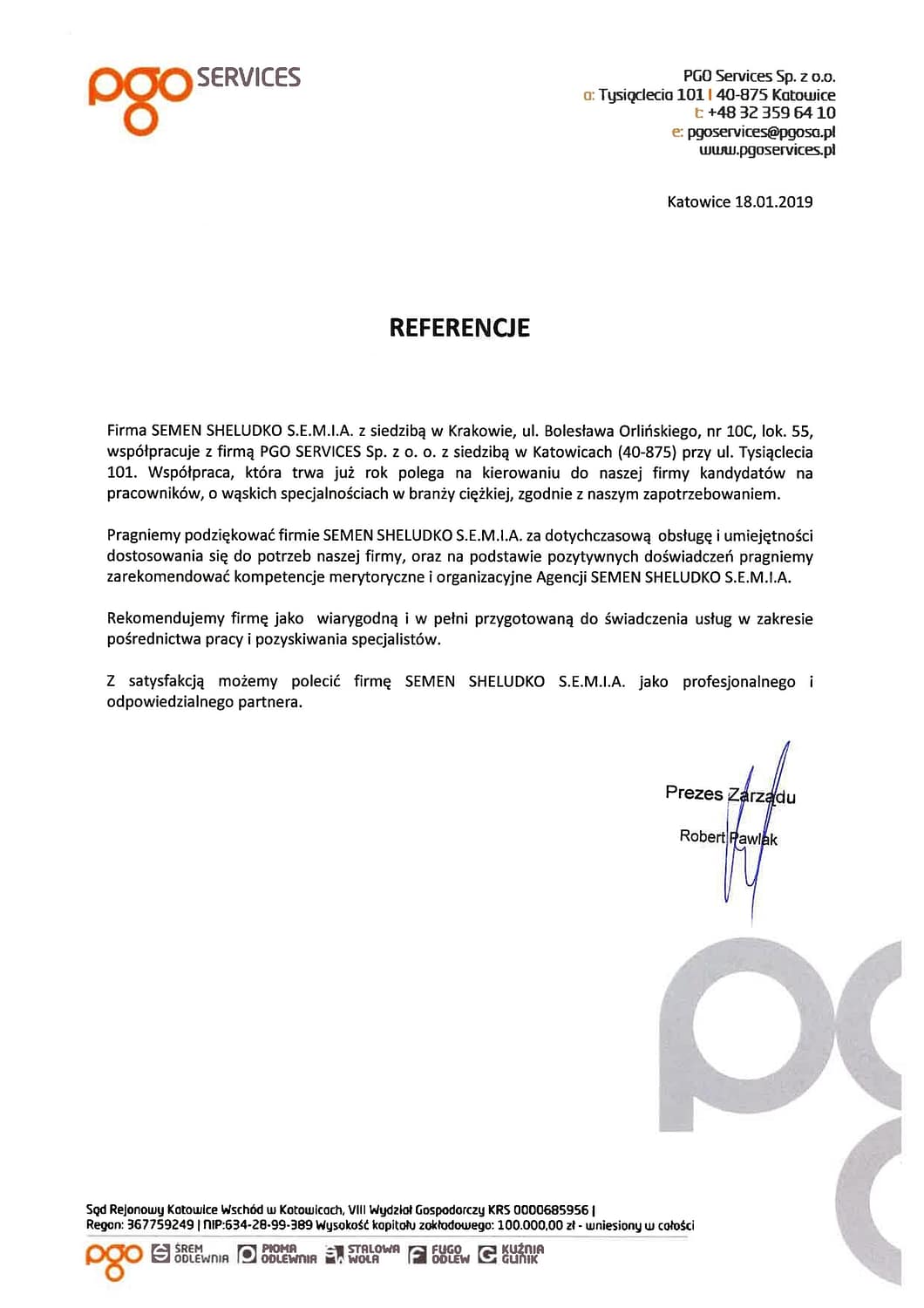 REFERENCJE PGO